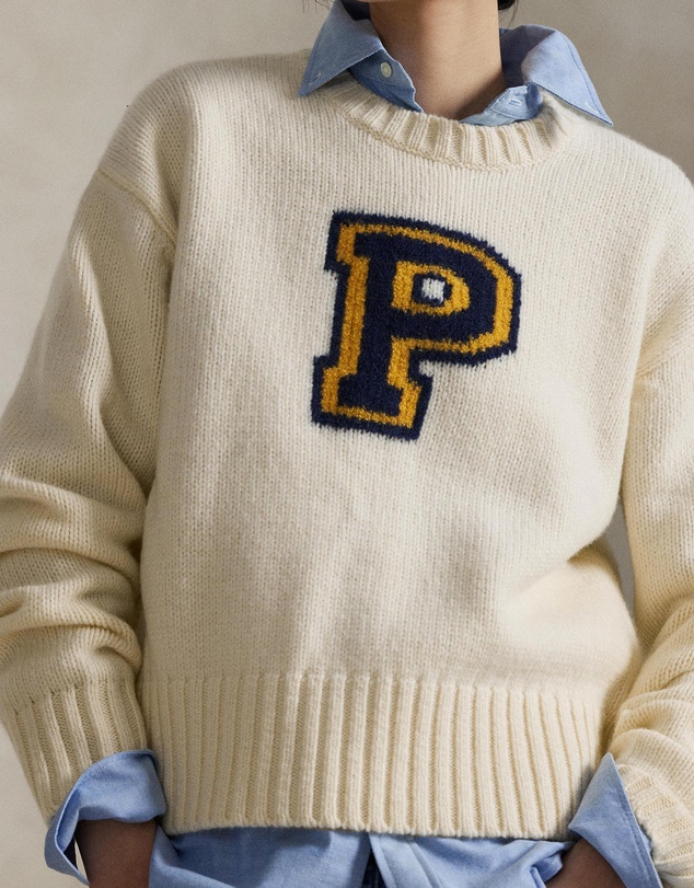 Polo Ralph Lauren - P-Logo Wool-Blend Crewneck Sweater - ICONIC EXCLUSIVE