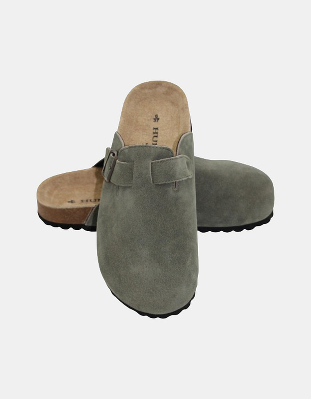 Human - Women's Lara Slide Sandals Vintage Green