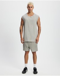 Surrounded By Ghosts - The Santite Crew Knit Raw Neck Vest