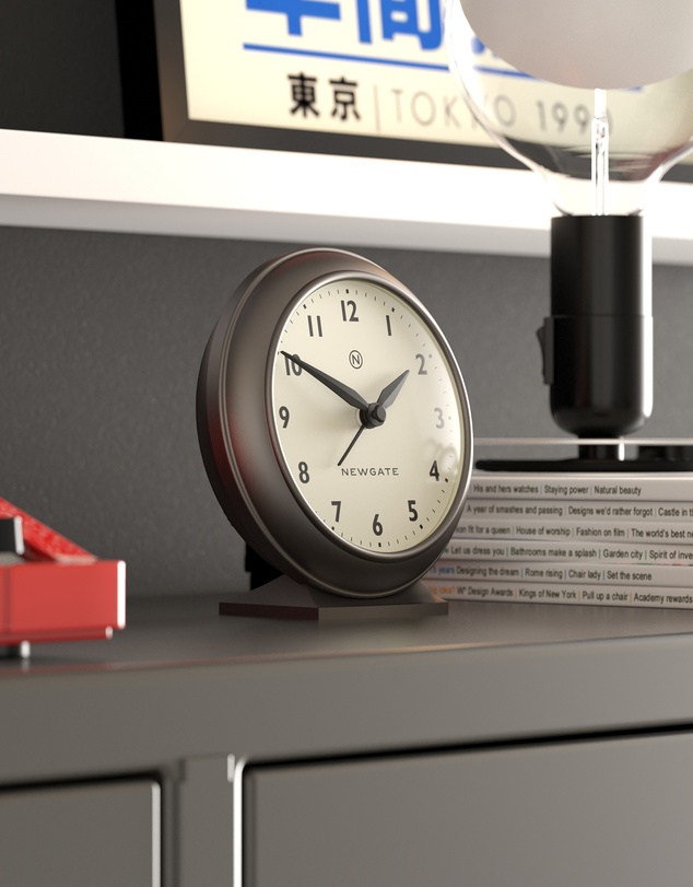 Newgate - Newgate Pacific Mantel Clock-Graphite