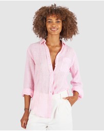 CAMIXA - Rina Striped Linen Shirt