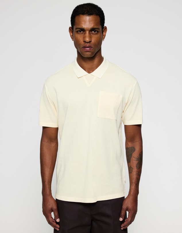 Scotch & Soda - Garment Dye Pique Chest Pocket Polo