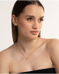 Lovisa - Waterproof Gold Plated Stainless Steel Cubic Zircconia Stud Earring Pack