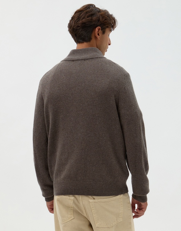 AERE - Merino Wool Quarter Zip Sweater
