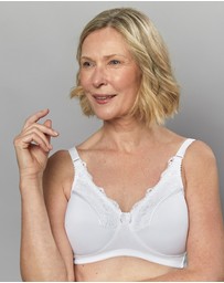 Royce Lingerie - Jasmine Wirefree Full Cup Mastectomy Bra with Cotton