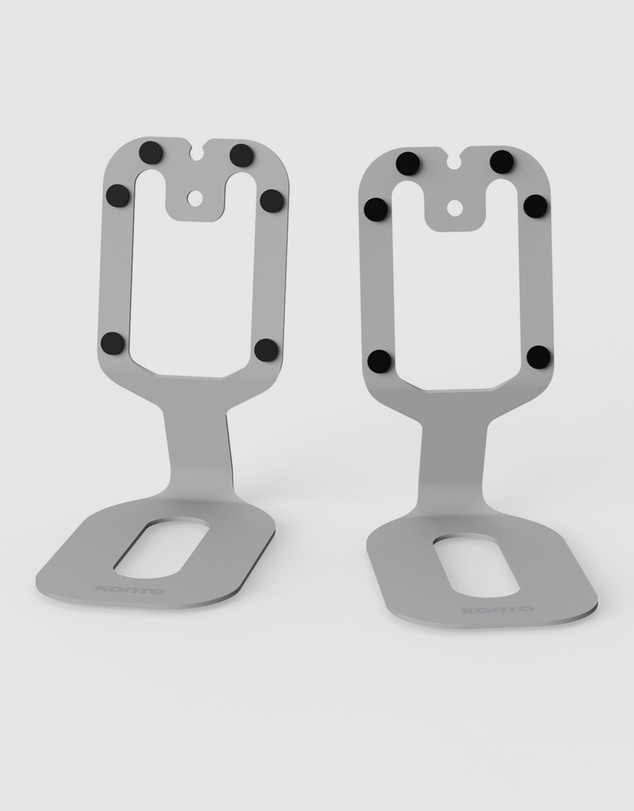 iWorld - Kanto SU2 Kanto SU2 Rear-Mounted Desktop Stands for Uki and Ora - White, Pair
