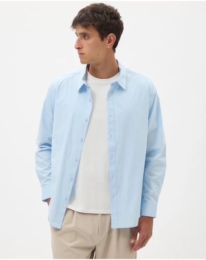 AERE - Relaxed Cotton Poplin Shirt