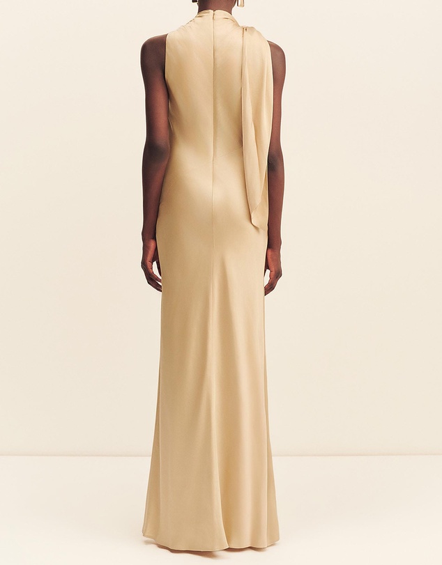 Shona Joy - Agnes Tie Cut Out Maxi Dress
