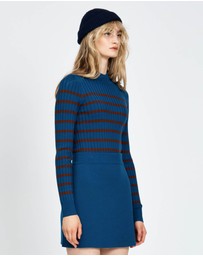 bul - Alder Top Dark Blue