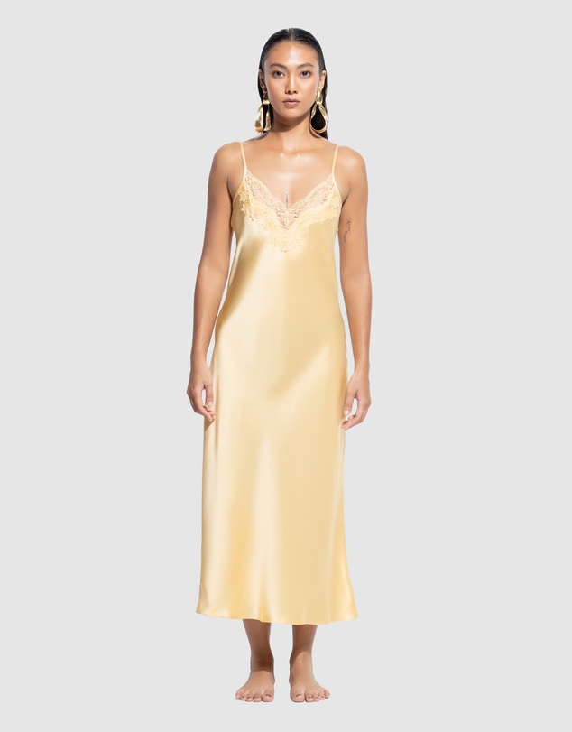 GINIA - Silk Lace Slip