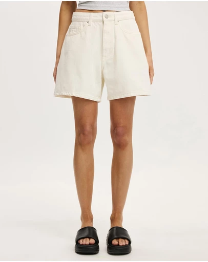 Cotton On - High 90s Denim Shorts