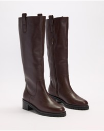 AERE - Leather Knee Boots