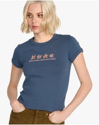 Volcom - Womens Stoney Time Ringer T-Shirt