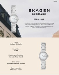 Skagen - Freja Lille Silver Tone Analogue Watch