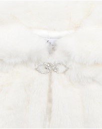 Bebe by Minihaha - Petal Faux Fur Jacket - Babies
