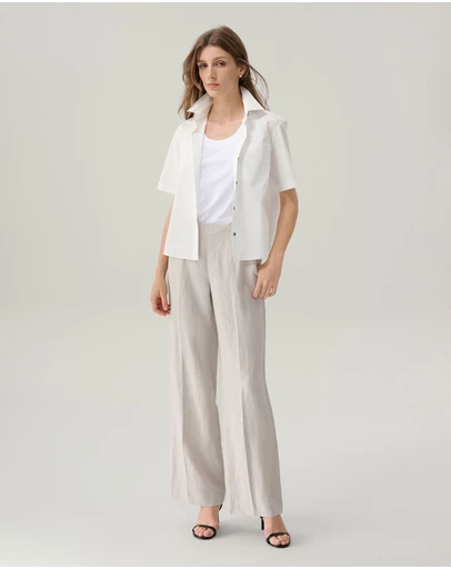 IDA+S - Claire Cotton Button Down Top