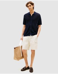Tommy Hilfiger - Relaxed Fit Open Knit Short Sleeve Shirt