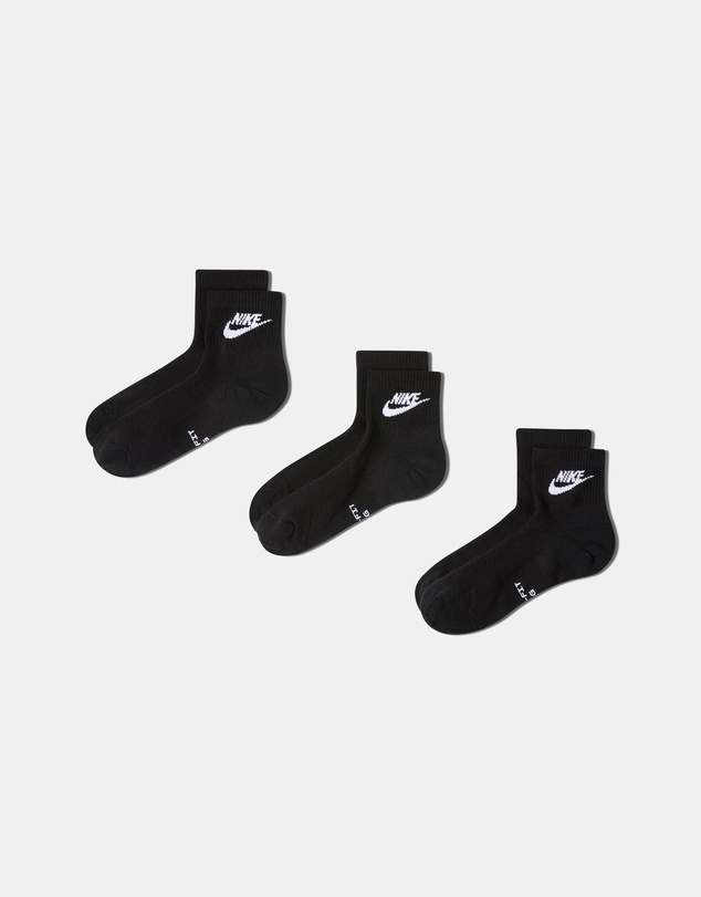 Nike - 3-Pack Everyday Elevated Ankle Socks