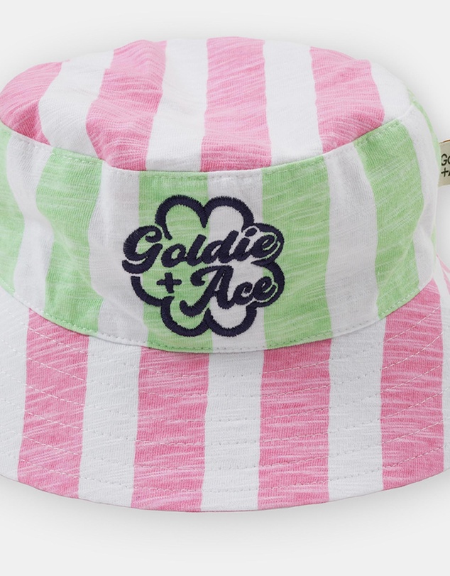 Goldie + Ace - Stripe Bucket Hat - Babies-Kids