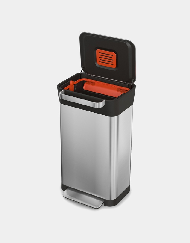 Joseph Joseph - Titan 30L Trash Compactor (Stainless Steel)