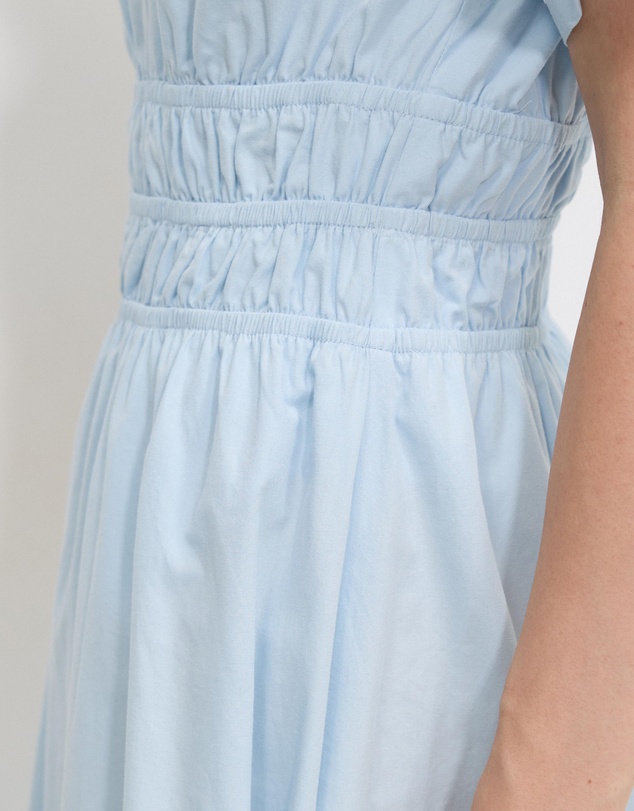 Calli - Danni Shirred Midi Dress
