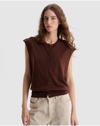 Morrison - River Knit Button Vest