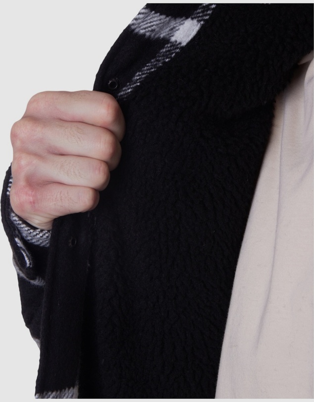 Fallen Footwear - Mens Lamb Jacket Black
