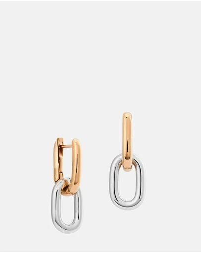 Daniel Wellington - Contrast Link Earrings Two Tone