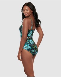 Miraclesuit Swimwear  - Florica Kara Underwired Square Neck Shaping Swimsuit