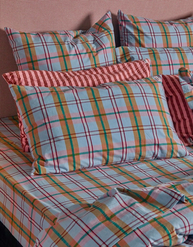 Mosey Me - Confetti Plaid Fitted Sheet