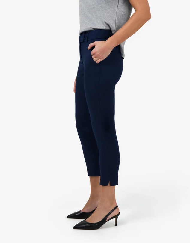 Forcast - Josie Cropped Notch Pants