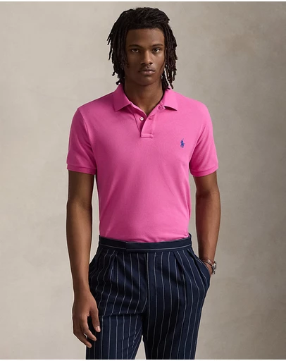 Polo Ralph Lauren - Custom Slim Fit Mesh Polo Shirt