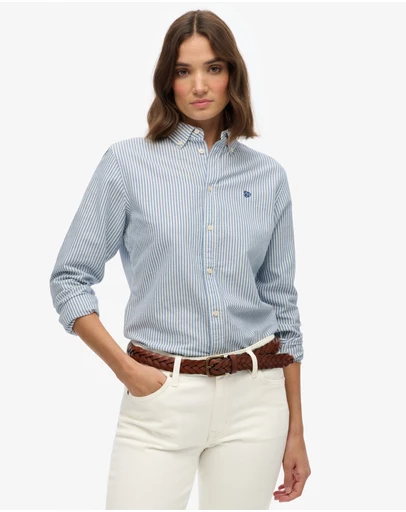 Superdry - Slim Oxford Long Sleeve Shirt