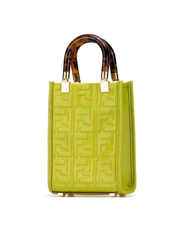 Pre-Loved by Azura Reborn - Pre-Loved Mini Zucca Embossed Leather Sunshine Shopper Tote
