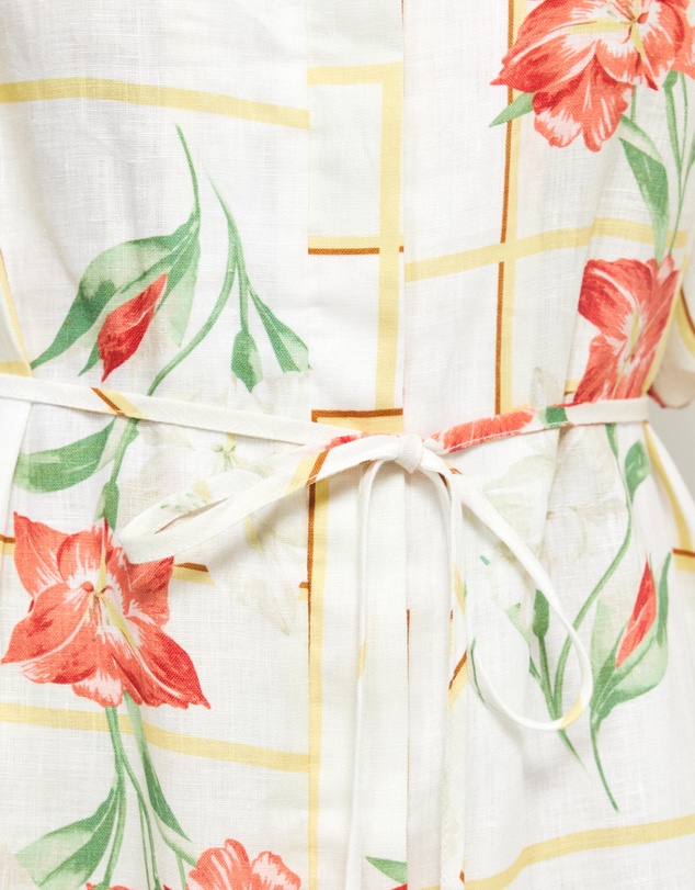 AERE - Asha Linen Midi Shirt Dress