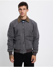 Rhythm - Washed Canvas Bomber Jacket