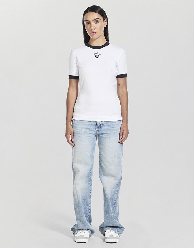 GUESS - SS CN Mini Rose Top