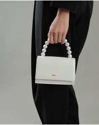 Morgan & Taylor - Melanie Top Handle Bag in White