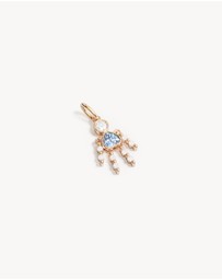 By Charlotte - Tiny Dancer Pendant - Aquamarine