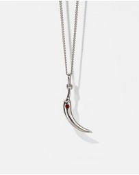 Meadowlark - Chilli Charm Necklace set with a Red Sapphire