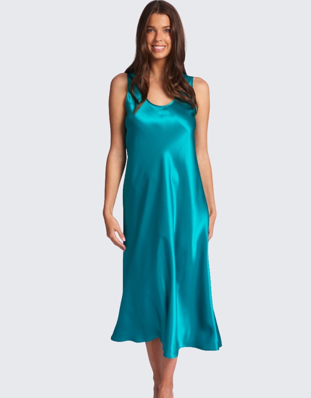 Love and Lustre - Mono Silk Long Nightdress