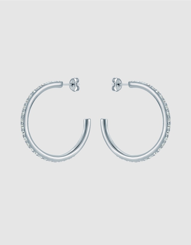 Ted Baker - CLANCI: Medium Crystal Hoop Earrings