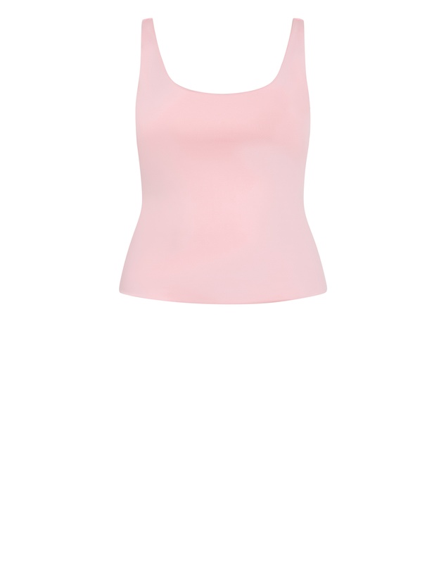 City Chic - Plus size Arami Top - soft coral