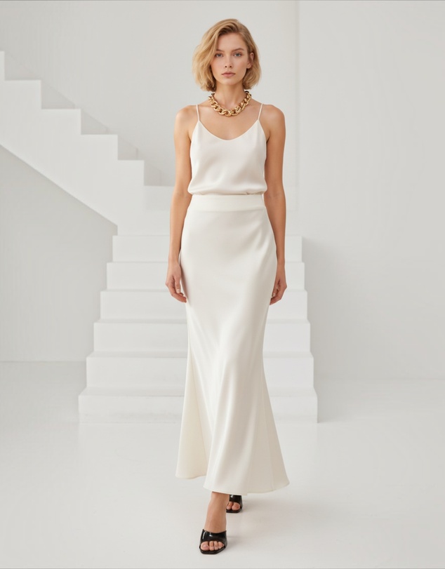 Mossée - Ayla Long Silk Skirt