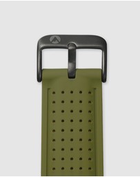 Maxum - Raglan Band Green Silicone Strap Black Buckle