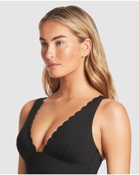 Sea Level Australia - Scalloped Longline Tri One-Piece