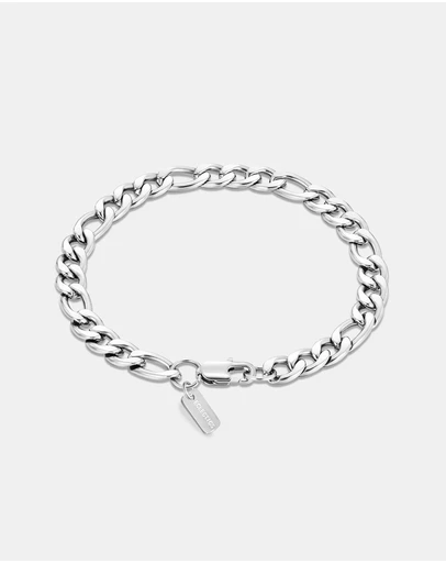 Eclectics - Token Figaro Chain Bracelet