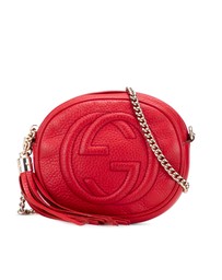 Pre-Loved by Azura Reborn - Pre-Loved Mini Pebbled Calfskin Soho Chain Crossbody