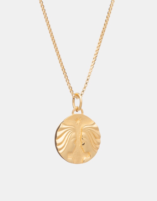 Rachel Jackson - Zodiac Art Coin Necklace Gemini
