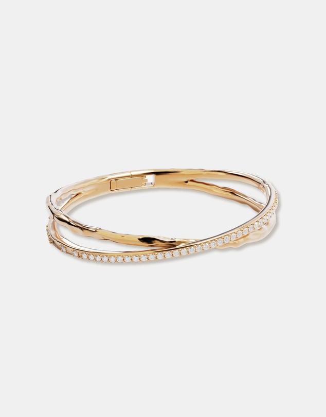 By Charlotte - Entwined Hearts Bangle